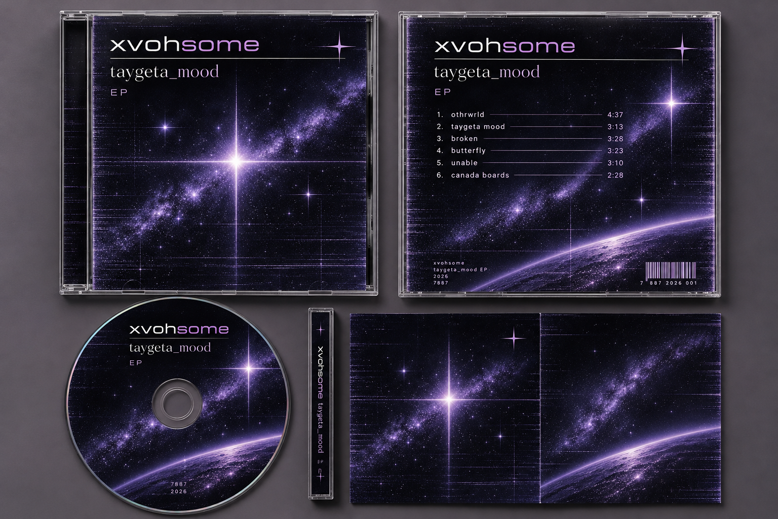 taygeta_mood CD jewel case and disc mockup